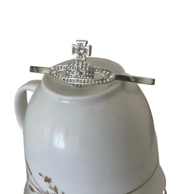 Bracciale rigido con Orb iconica argento