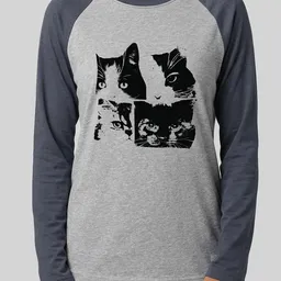 Maglia Raglan Gatti: Stile Originale e Unico