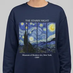 Felpa Notte Stellata Van Gogh MoMA NY