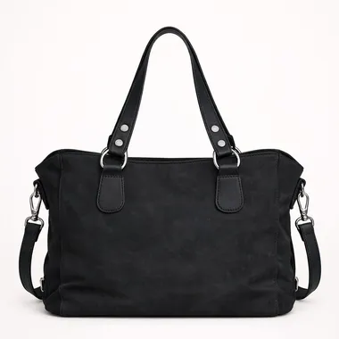 Borsa a spalla elegante nera per un look sofisticato