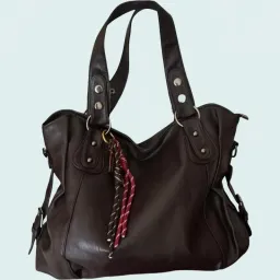 Borsa a Spalla Maxi Marrone