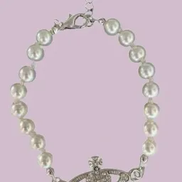 Bracciale Perle Saturn Argento